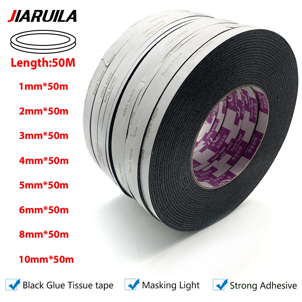 1mm - 10mm*50m 양면 휴대폰 수리용 접착 테이프, 내열성, 휴대폰 터치스크린 수리용 강력 스티커