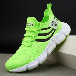 Breathable Athletic Sneakers for Men and Women - Summer 2023 Collection (Green)