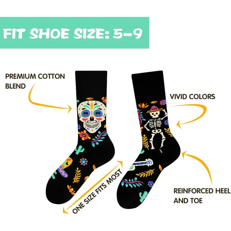 Cool and colorful patterned fun stockings are a novel gift for family and friends