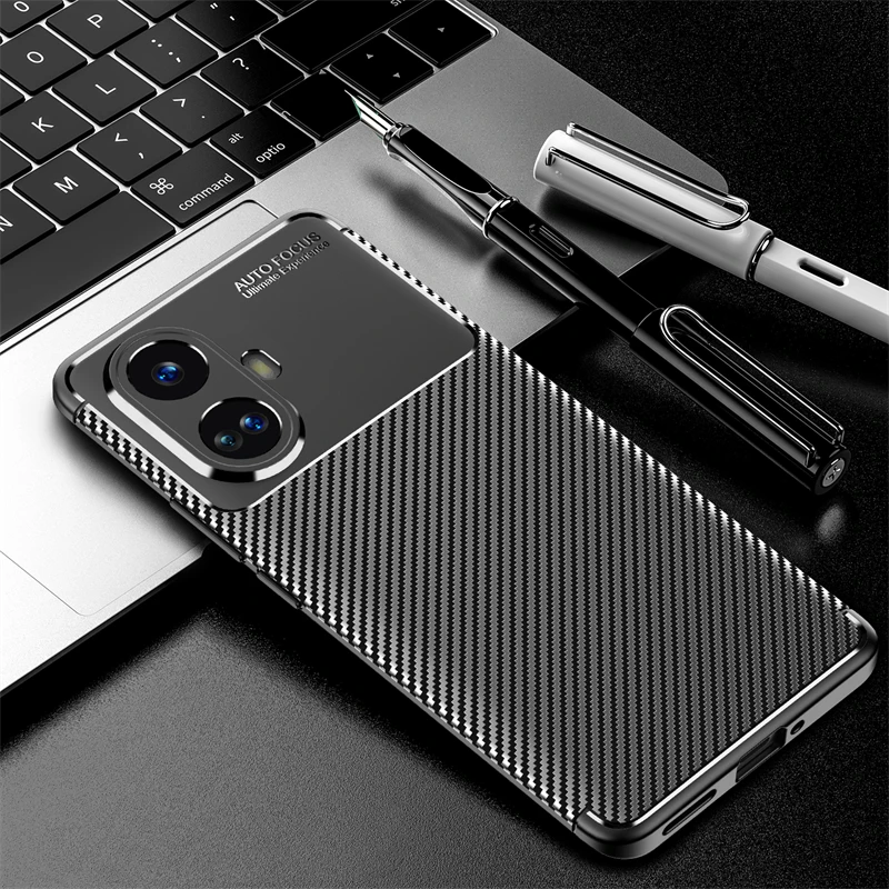 Per Realme 10 Pro Plus Custodia Custodia Oppo Realme 10 Pro Plus Capas In Fibra Di Carbonio Custodia Morbida In Tpu Antiurto Realme 10 Pro Plus Fundas
