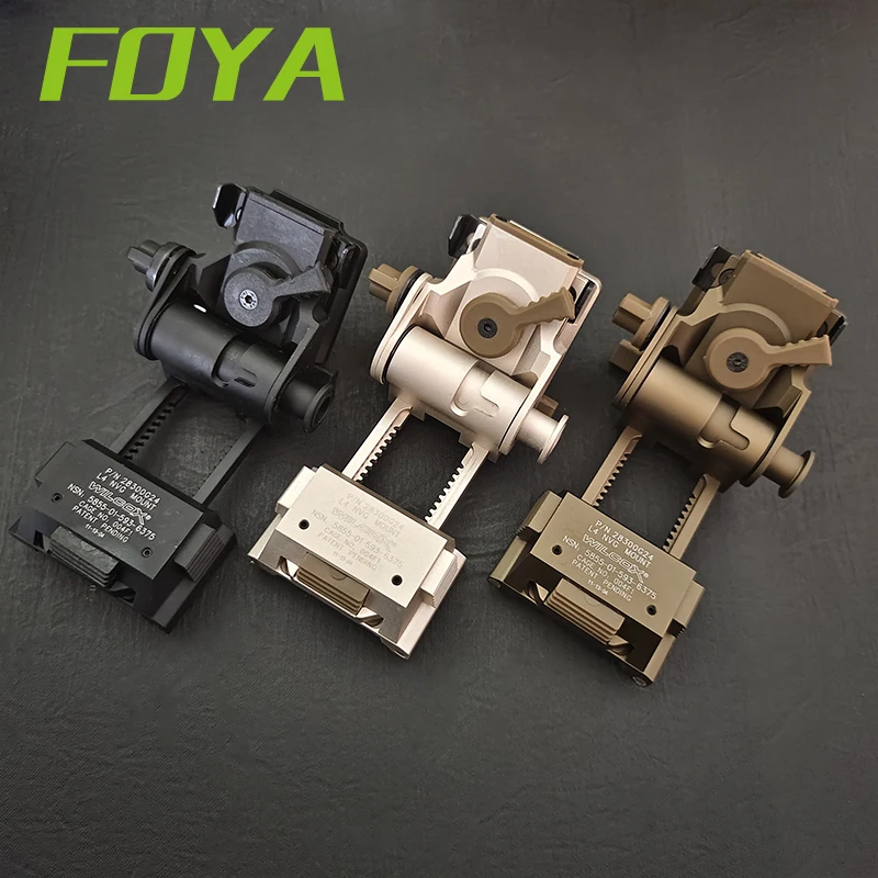 

Tactical Metal Wilcox L4 G24 Helmet NVG Mount Night Vision Fast OPS Helmet Parts NVG Mounting Breakaway Base Adapters Hunting