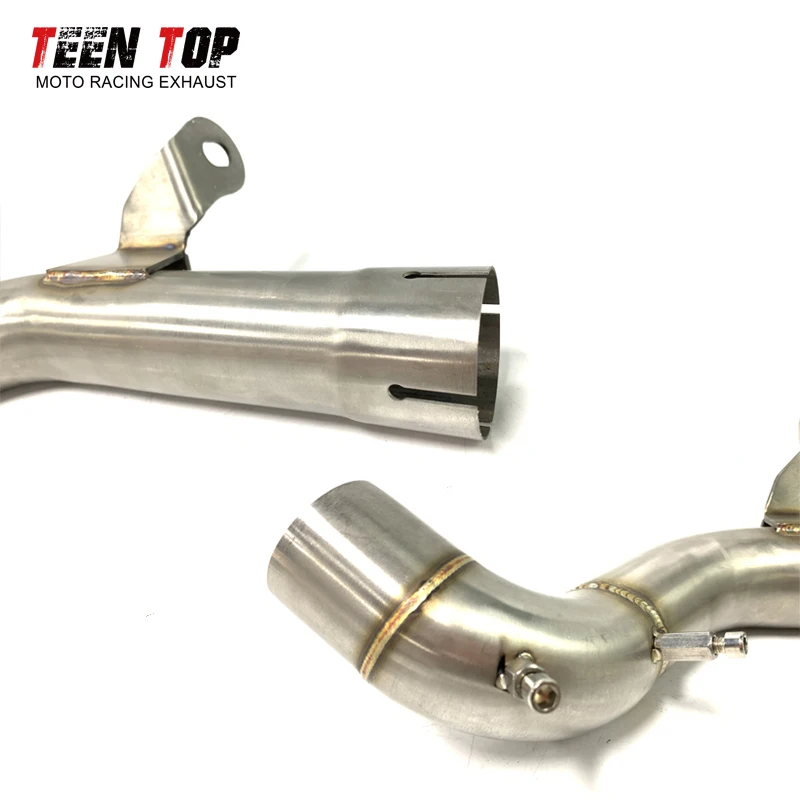 For BMW F750 850GS ADV Exhaust Connect Link Tube 2018-21 Motocycle Exhaust Steel Silencieux Moto F650 700 800 GS ADV Middle Pipe - Image 4