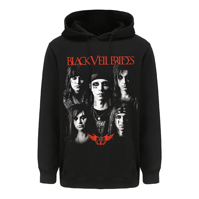 

Black Veil Brides Hoodie Sweatshirts Men/women Hip Hop Streetwear Hoody Tops Harajuku Styles Oversized Hooded Clothing