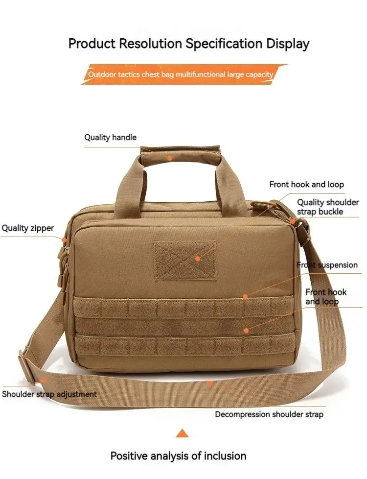 Waterproof Tactical Shoulder Bag for Outdoor Hunting