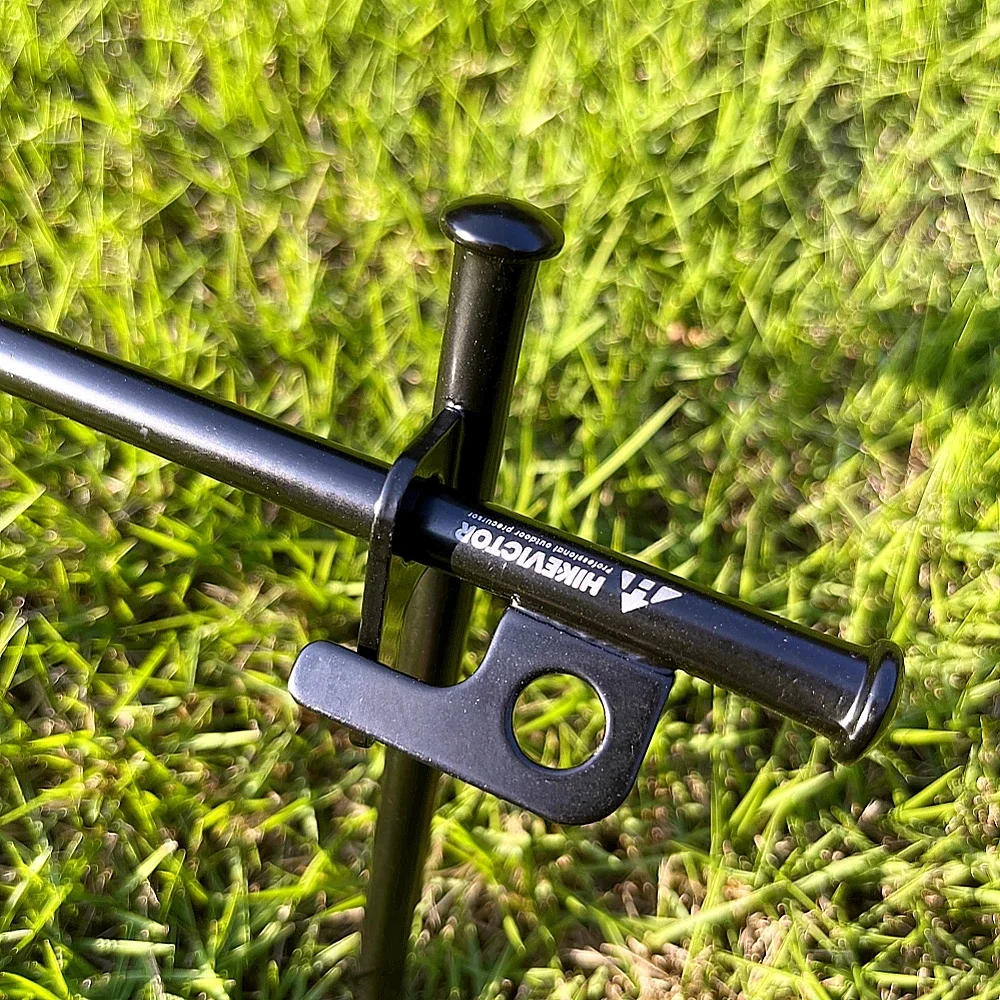 Tent Pegs Hikevictor 4Pcs/8 Inch Outdoor Heavy Duty Steel Stakes for Camping Canopy Awning Camping Ground
