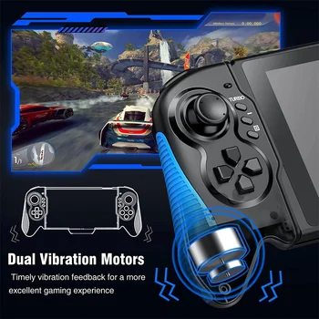 New Handheld Controller Grip With Dual Motor Vibration For Nintendo Switch/Switch OLED Joy Pad Video Game Console 2