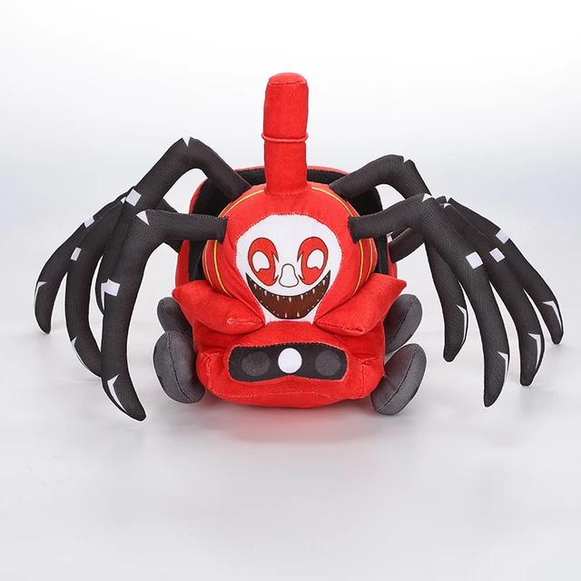 Jogo de terror choo-choo charles brinquedo de pelúcia macio aranha recheado  boneca horrível charles trem dos desenhos animados aranha plushies  presentes para crianças - AliExpress