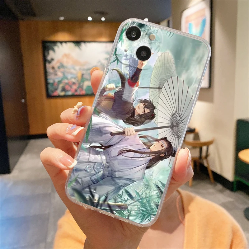 Comic Man Erha and His White Cat Master Transparent Phone Case Cover