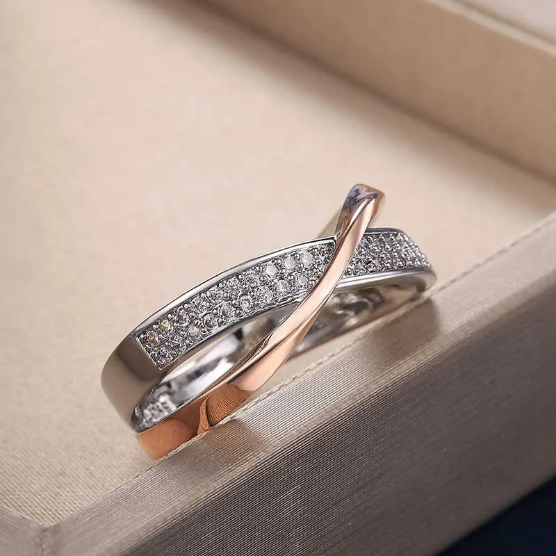 Shimmering Zircon Engagement Ring 14k Gold Plated for Weddings Parties and Everyday Wear Finger Ring