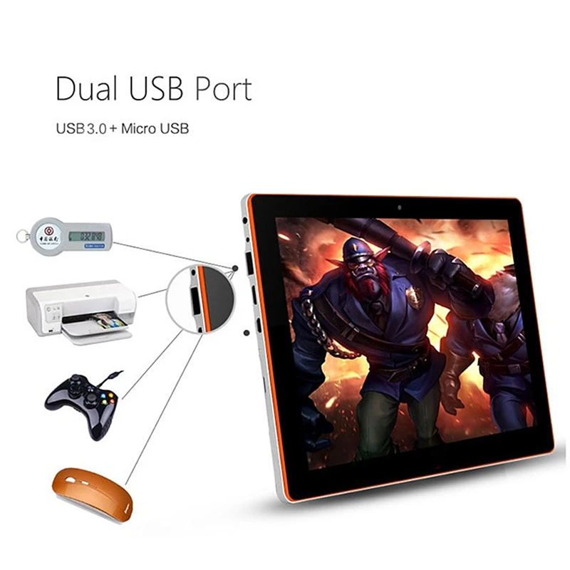32-bit 10.6'' 2GB RAM 32GB ROM Z8300 Windows 10 C23S Tablet 1366*768IPS HDMI Port Battery 6600mAh 1*USB 3.0 1*Micro USB 3
