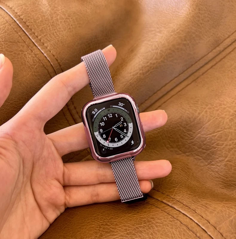 Sleek Stainless Steel Magnetic Milanese Watch Band