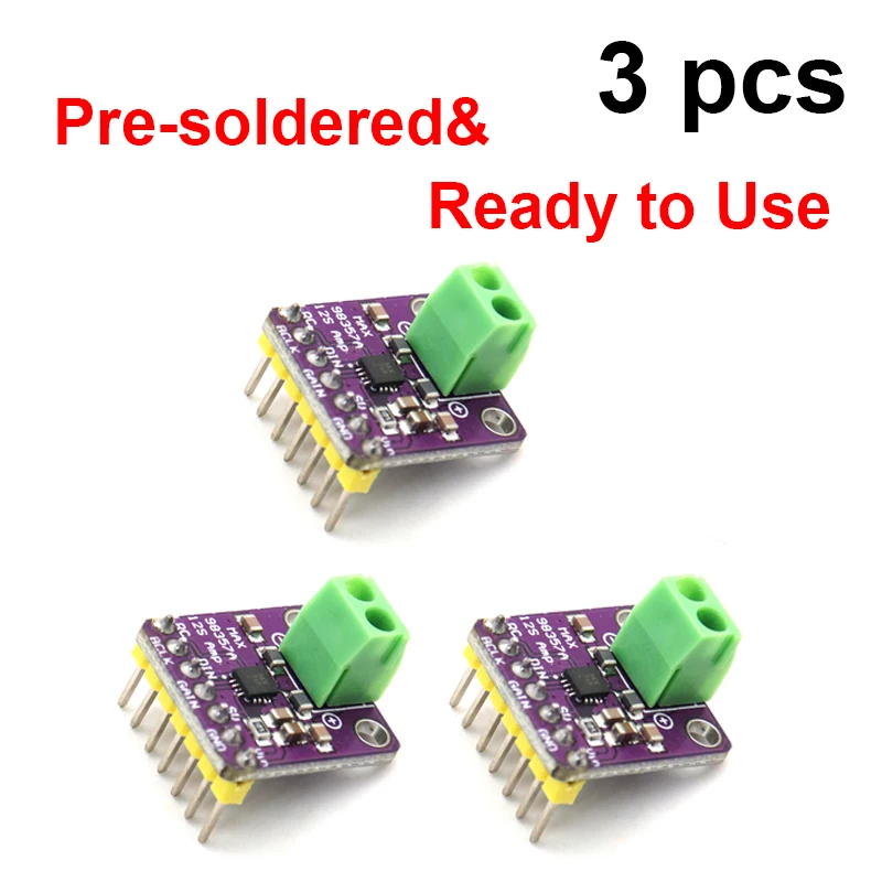 ตัวเลือกสินค้า โมดูลขยายเสียงดิจิทัล 3W สำหรับ Raspberry Pi Pico ESP32 Arduino