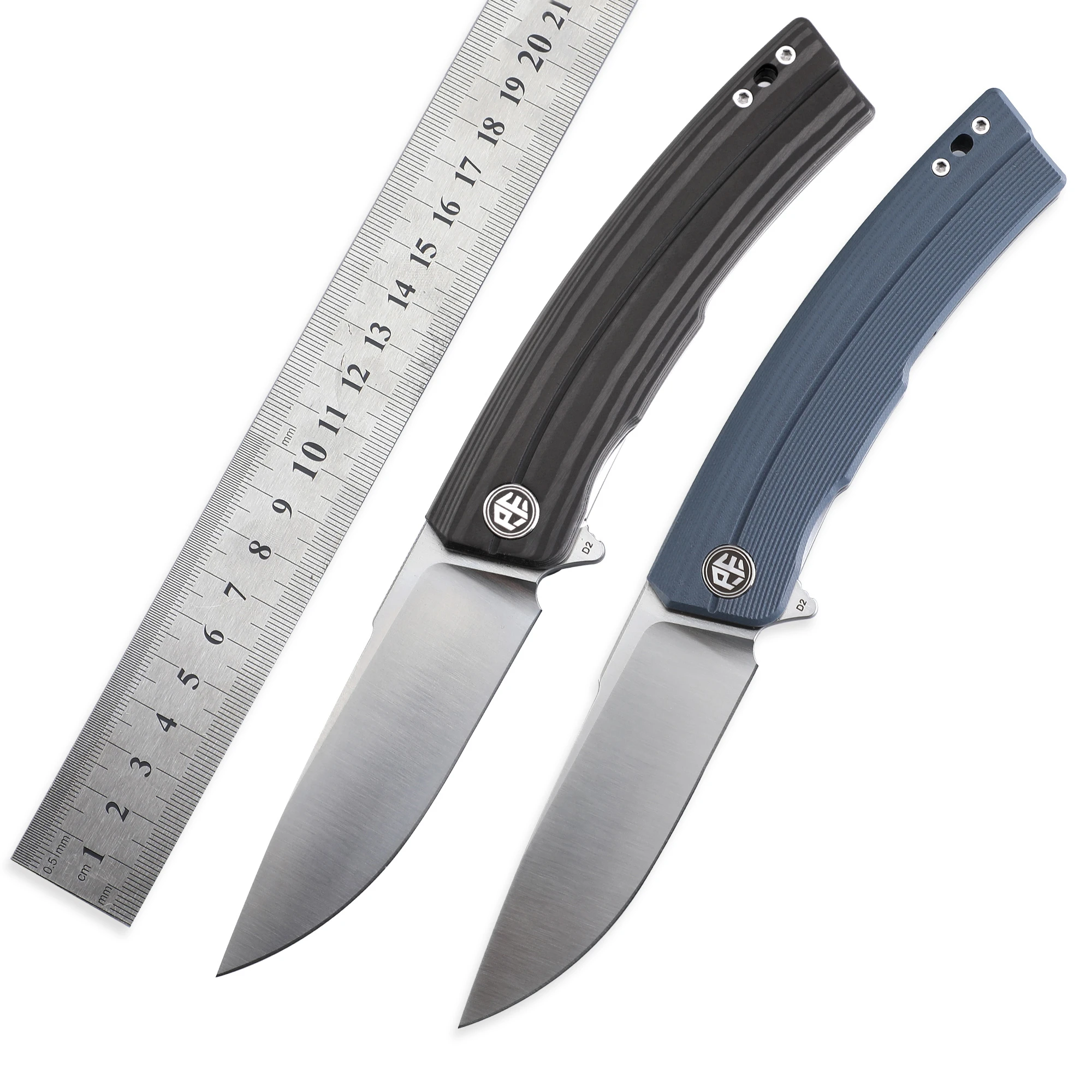 Petrified Fish PFP02 G10 Handle Folding Knife D2 Steel Ball Bearings