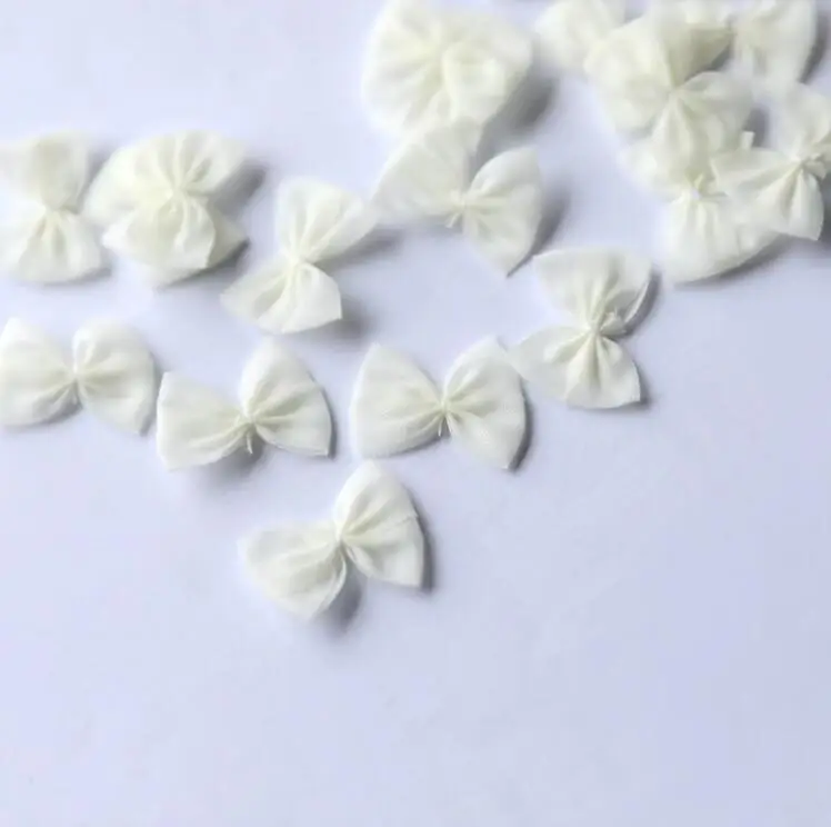 Little Baby Hair Grosgrain Ribbon Bow Baby Boutique Accessories Lace Bow Flowers Embellishment 40 PCS lace ribbon lace garment accessories lace sewing supplies lace hair accessories lace decoration lace accessories lace sewing accessories clothing accessories