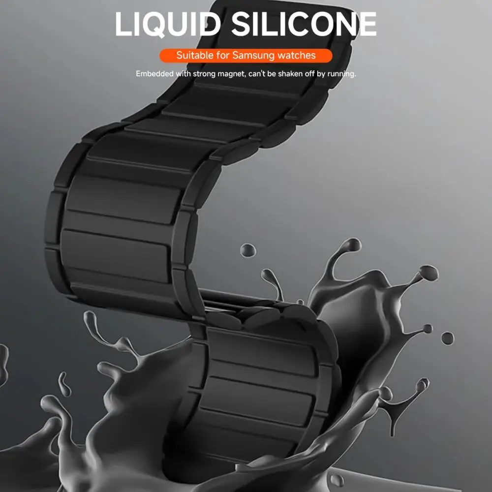 Magnetic Sports Silicone Strap - Replaceable Bracelet Band