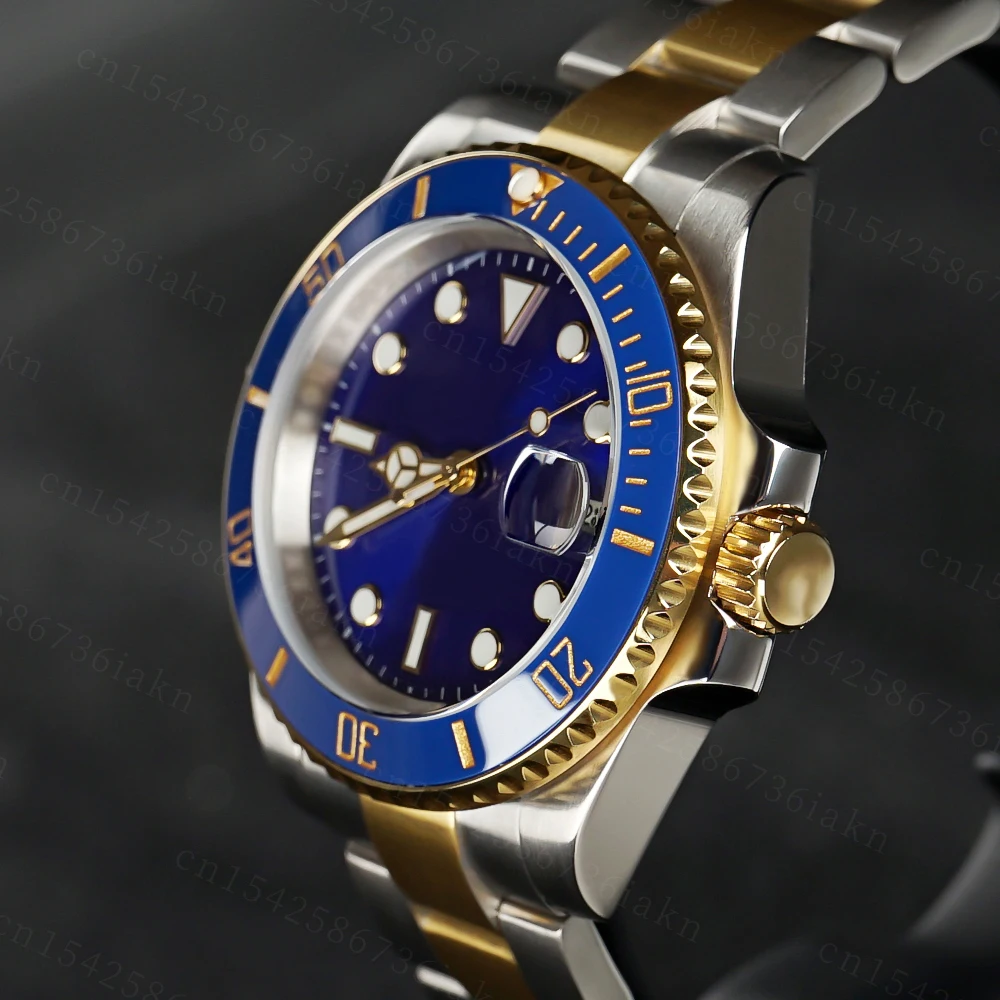 2022 Fashion New 40mm Men's Leisure Sports Sapphire Mirror Stainless Steel Material Waterproof Automatic Mechanical Watch