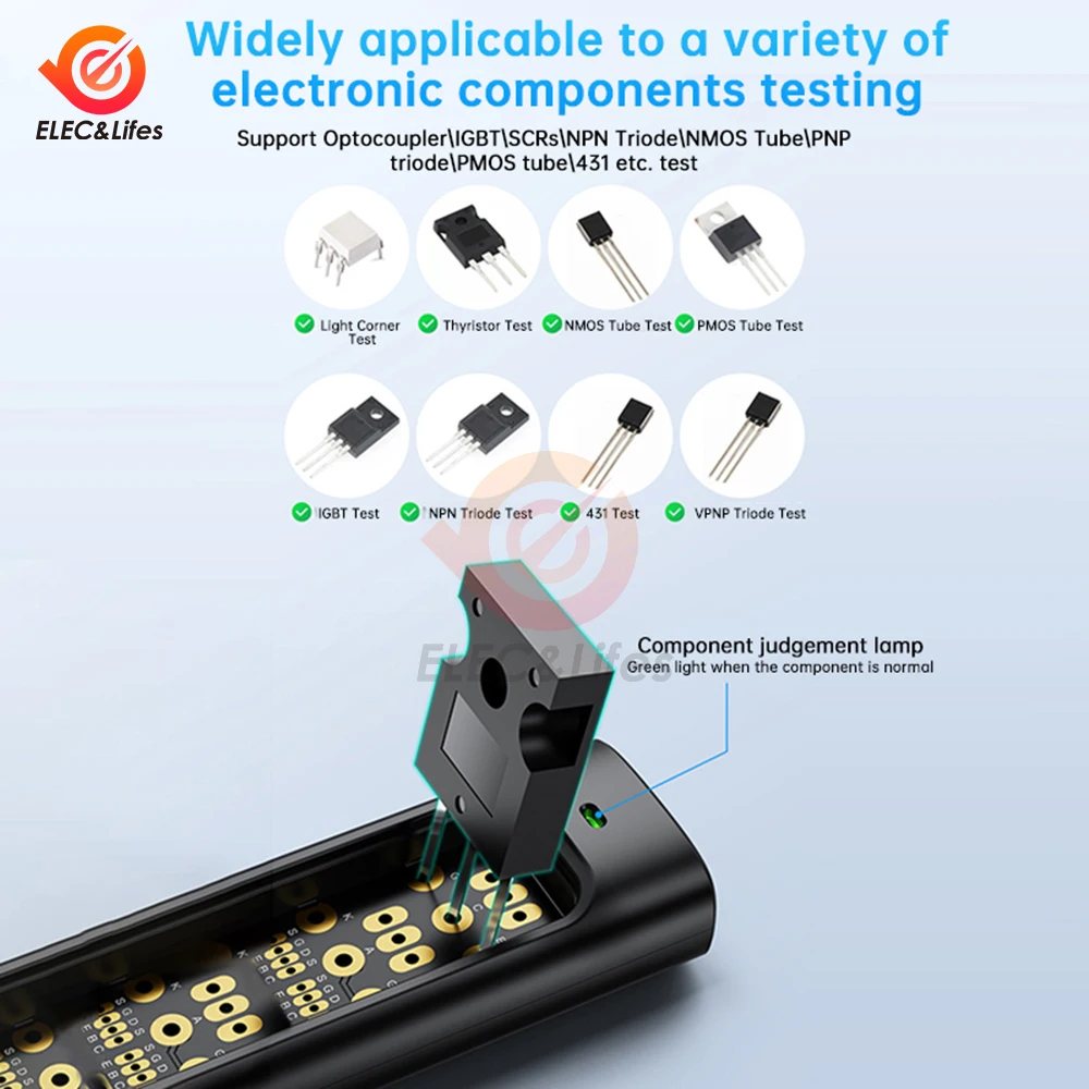 Optocoupler Test Instrument Online Test Detection Tools Electronic Repair Special 2 Pin Optocoupler For IGBT NPN NMOS PNP