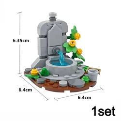 Creative Building Block Furniture and Accessories Set (Rock fountain - 1set)
