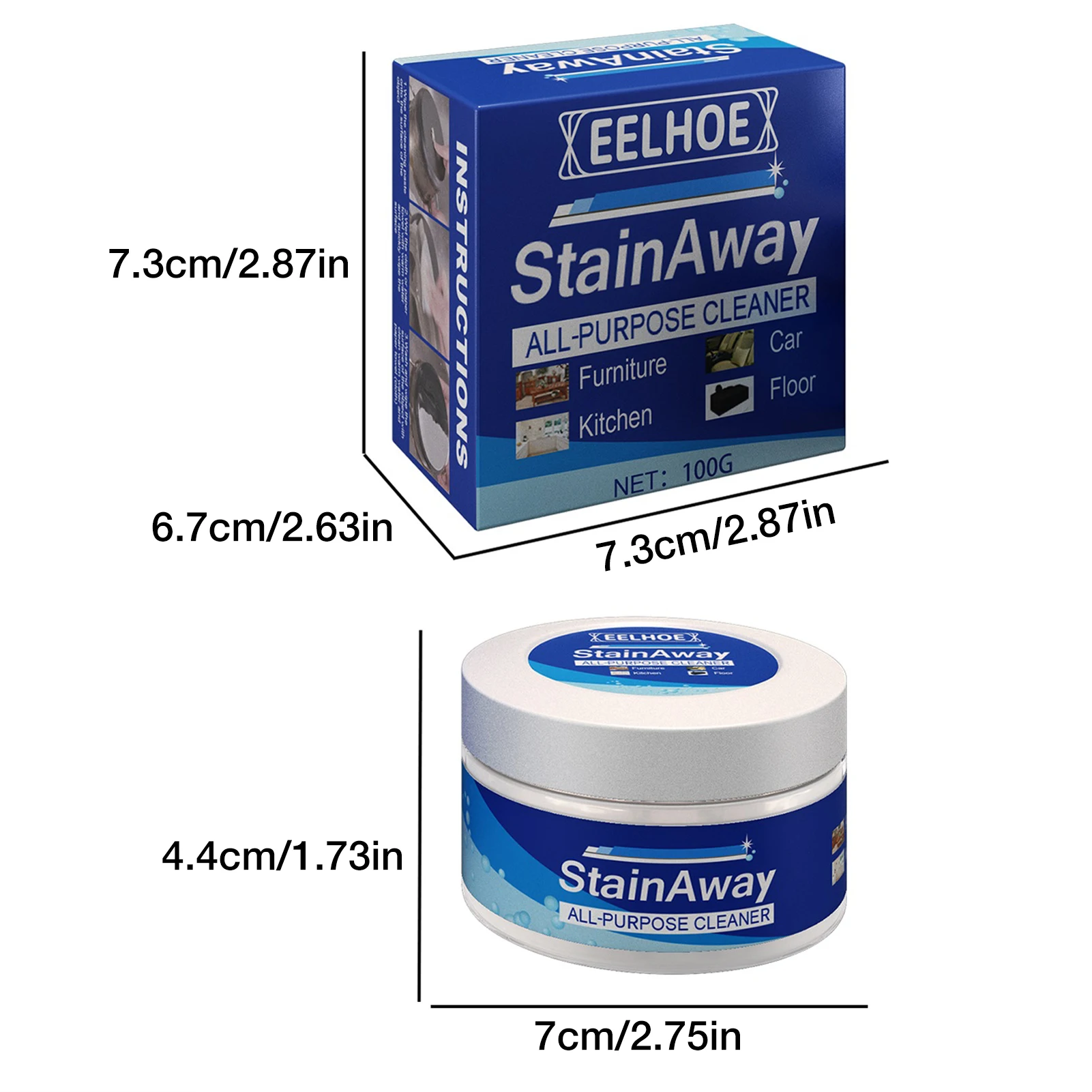 Oil Stain Remover Household Cleaning Products All Purpose Cleaner Bathroom Cleaning Supplies Powerful Stainless Steel Cookware