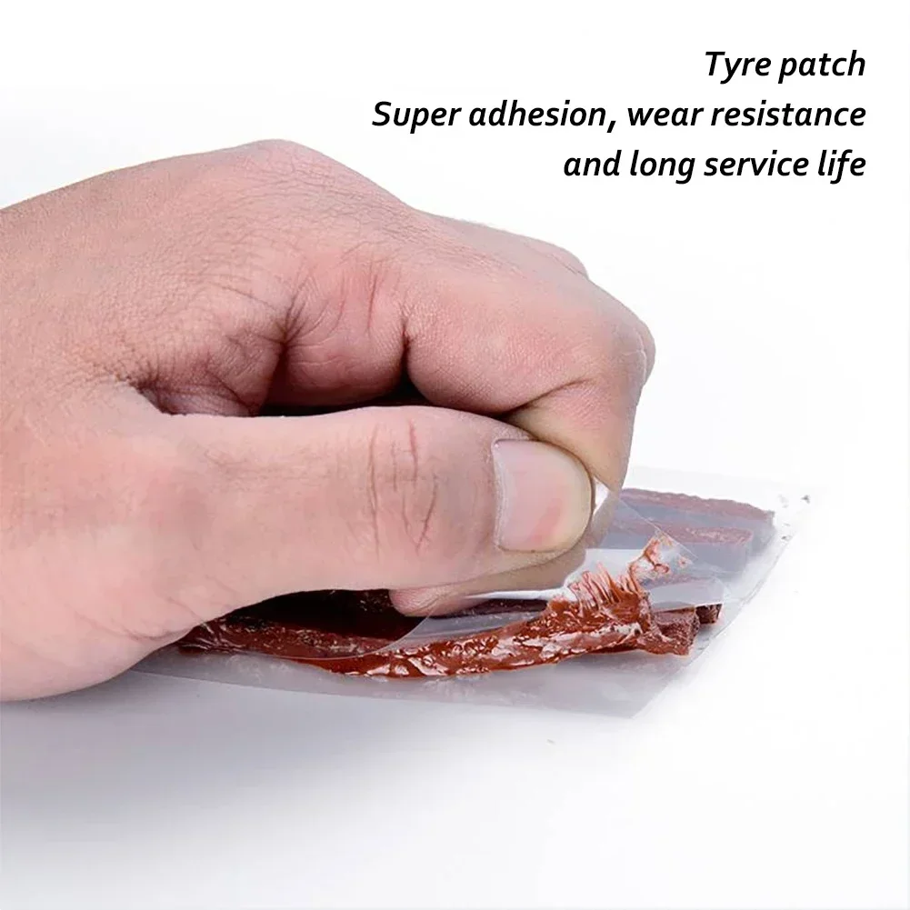 1Set Car Tire Repair Tools Kit Tyre Puncture Repairing Tool with Repair Rubber Strips Motorcycle Bike Tire Quick Repairing Kit tire repair kit