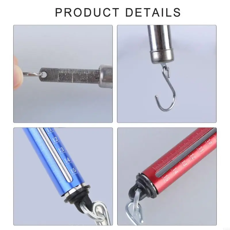 G32A Portable Mechanical Spring Scale Cylinder With Hanging Hook Dynamometer For Precise Weighing Up To 5kg/10kg/15kg