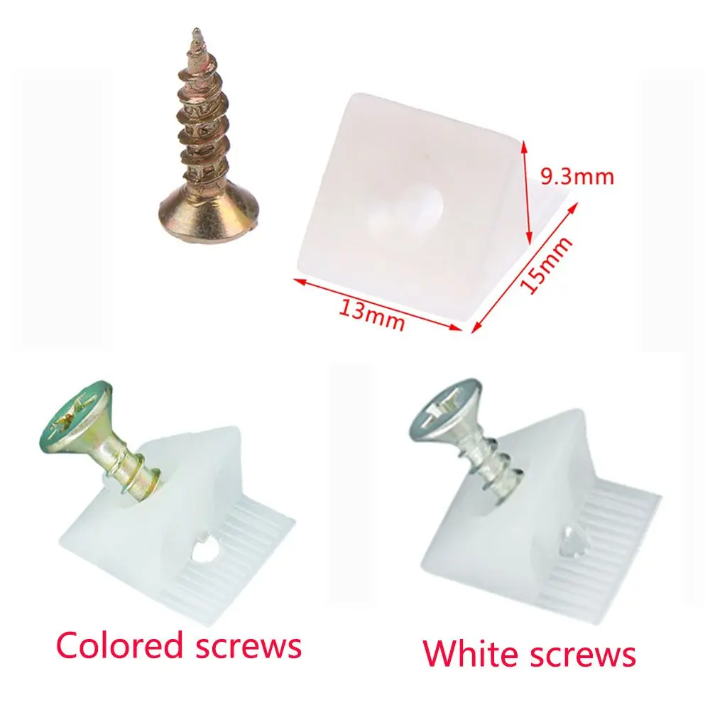 Furniture Hardware Drawer Wedges Angle Bracket Furniture Chest Drawer Sagging Repair Screw Kit 50pack for furniture hardware,angle bracket,angled furniture hardware,angle connector,drawer wedges