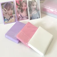 Sharkbang 50pcs/Lot Holo Card Sleeves 61x91mm 20C Macaron Color Kpop Holder For Postcards Films Game Cards Photocard Protector 1