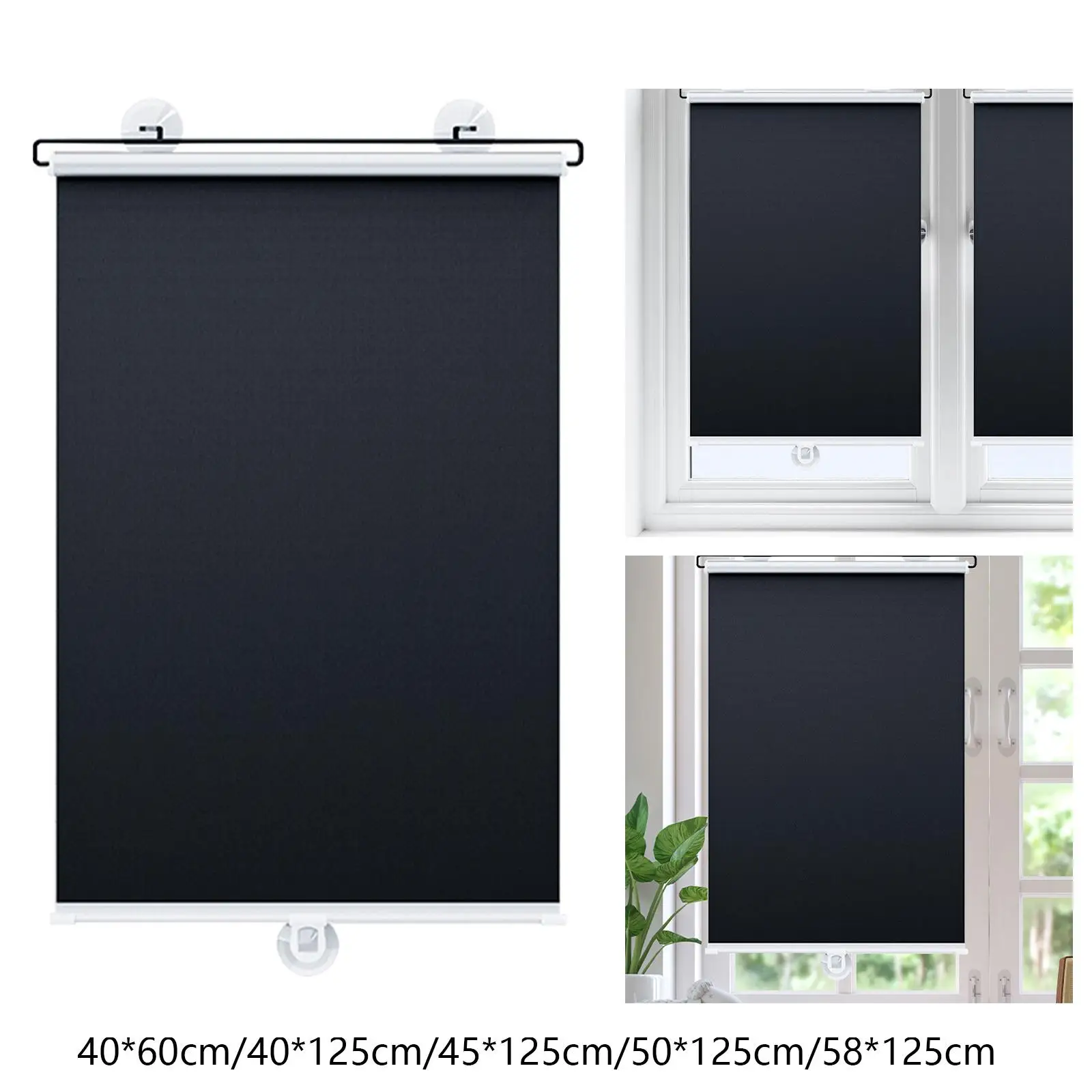 Retractable Car Window Sun Shade Multifunctional Sun Glare Protection Lightweight Easily Install Telescopic Privacy Blackout