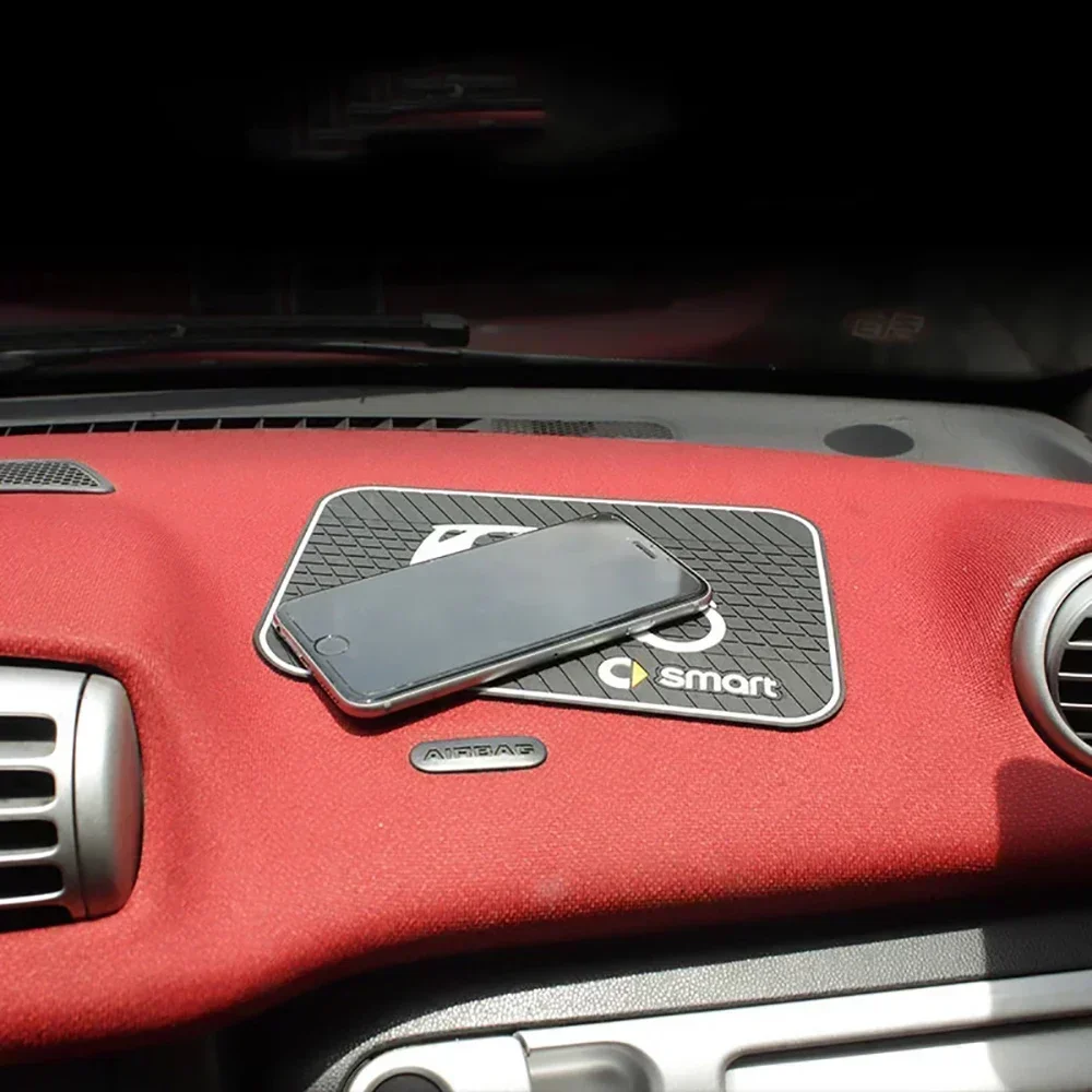 Auto interior dashboard phone fixed Silicone non-slip mat Center console Storage Pads for smart 450 451 453 forfour fortwo car dashboard mat non slip dash mat car non slip mat silicone anti skid pad silicone anti slip pad non slip mat