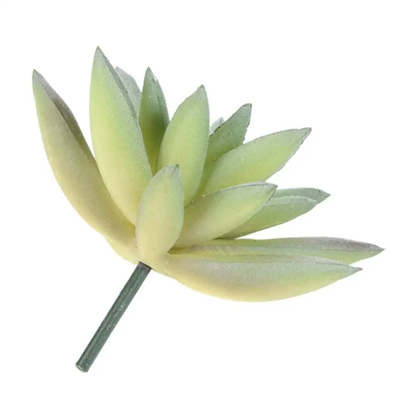 

Faux Plants Succulents Non-Potted Artificial Flocked Succulents Fake Succulent Plants For DIY Crafting Home Office Floral Wall