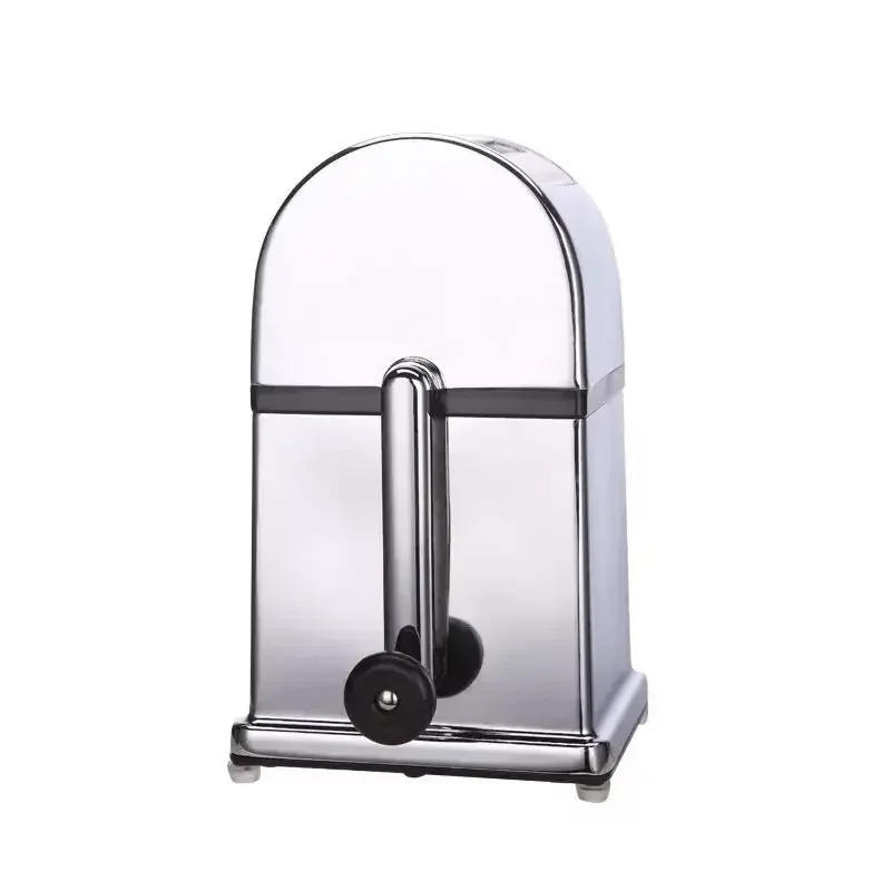Stainless Steel Ice Crusher Mini Ice shavers Chopper Manual Snow Cone Smoothie Maker Block Breaking Machine slush machine