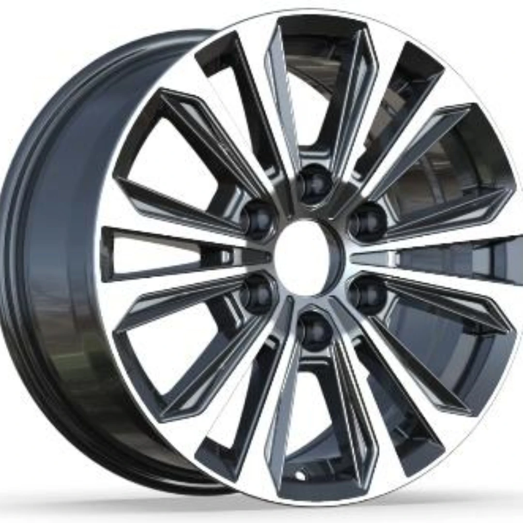 

Wheel Factory Car Alloy 15 16 17 Inch PCD 6x139.7 Aluminum Rims 6 Hole 12 Spoke Size17x7.5