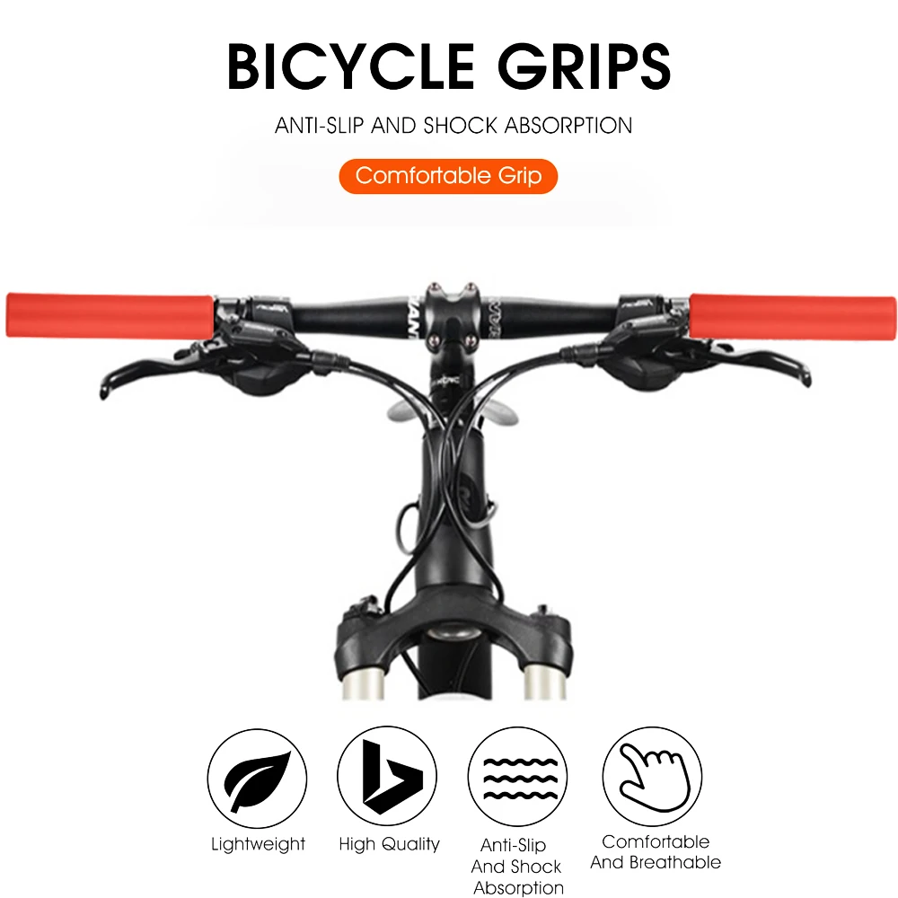 Bicycle Handlebar Grips MOTSUV Ultraight Density Foam Silicone Sponge For MTB bike XC/AM Anti-skid shock-absorbing Super Soft
