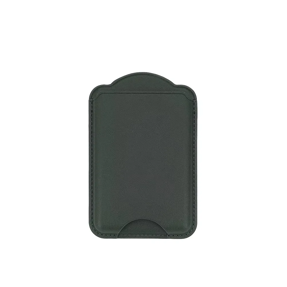 Leather MagSafe Magnetic Wallet Card Holder - Elegant Phone Accessory