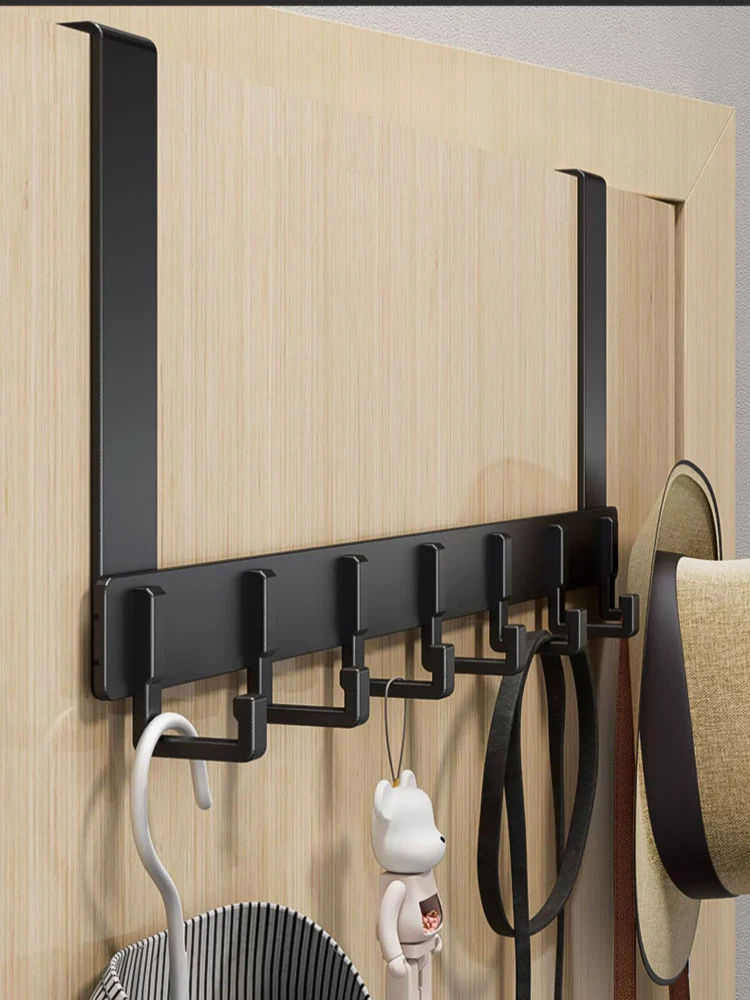 Bathroom Door Hook Hanger Adhesive Over The Door Double Hanger Hooks Metal Twin Back On Organizer Accessories storage hook door hook