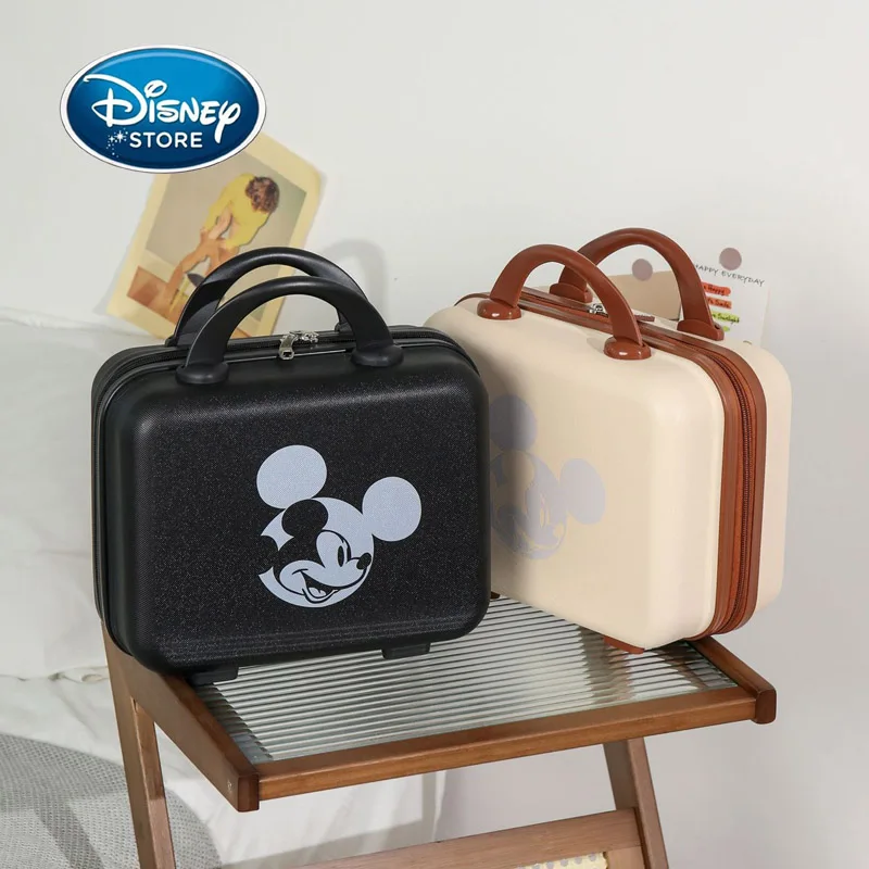 disney-mickey-14-inch-mini-suitcase-travel-storage-box-women-makeup-box-hard-luggage-cosmetic-case-small-portable-carrying-case