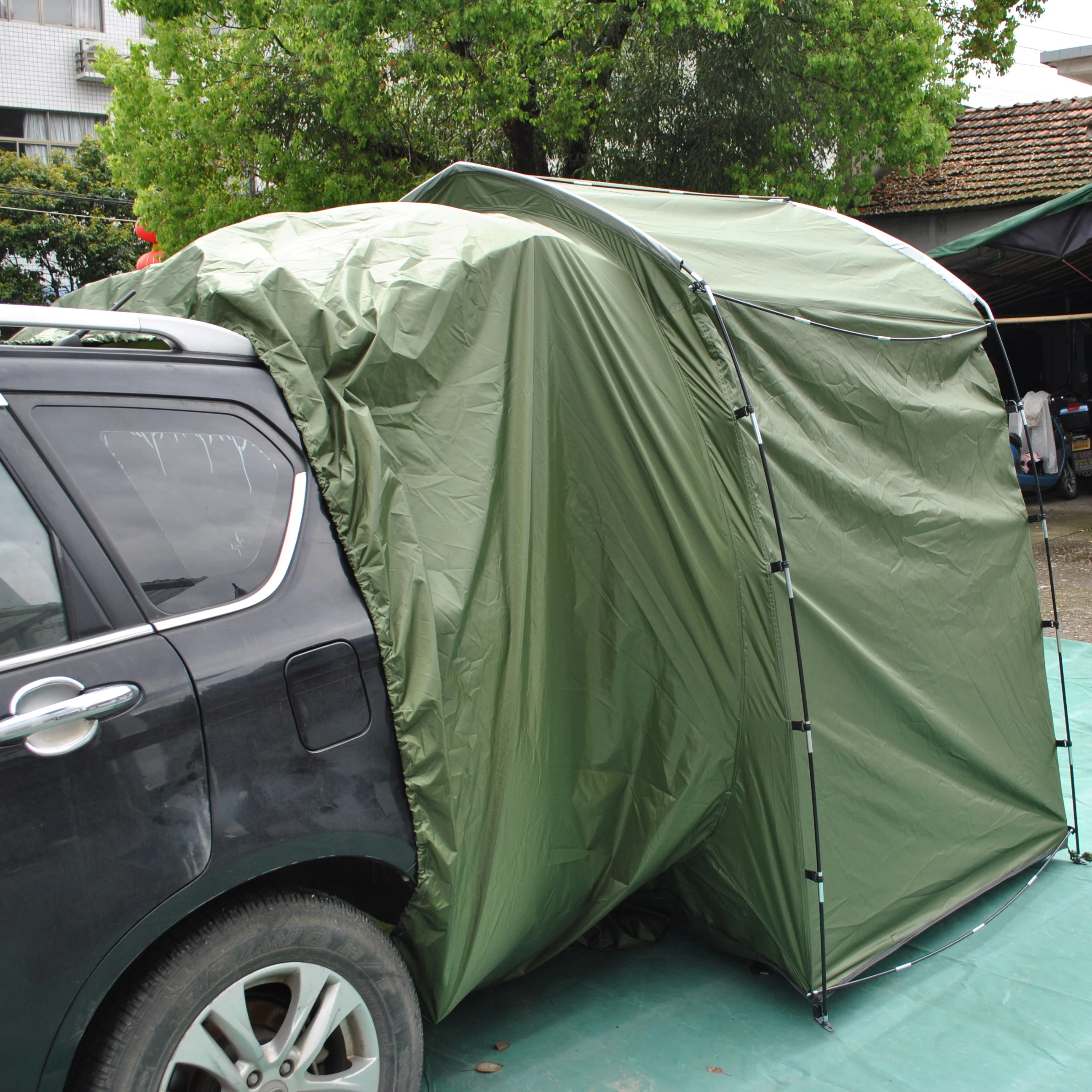 SUV Tent Attachment for Camping, Up to 3-4 Person, Sleeping Capacity, Car Tent, Includes Rainfly and Storage Bag