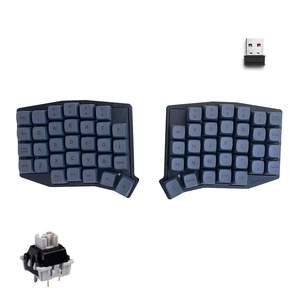 Sofle Split Ergonomics MX Mechanical Keyboard Hot-swap 2.4G
