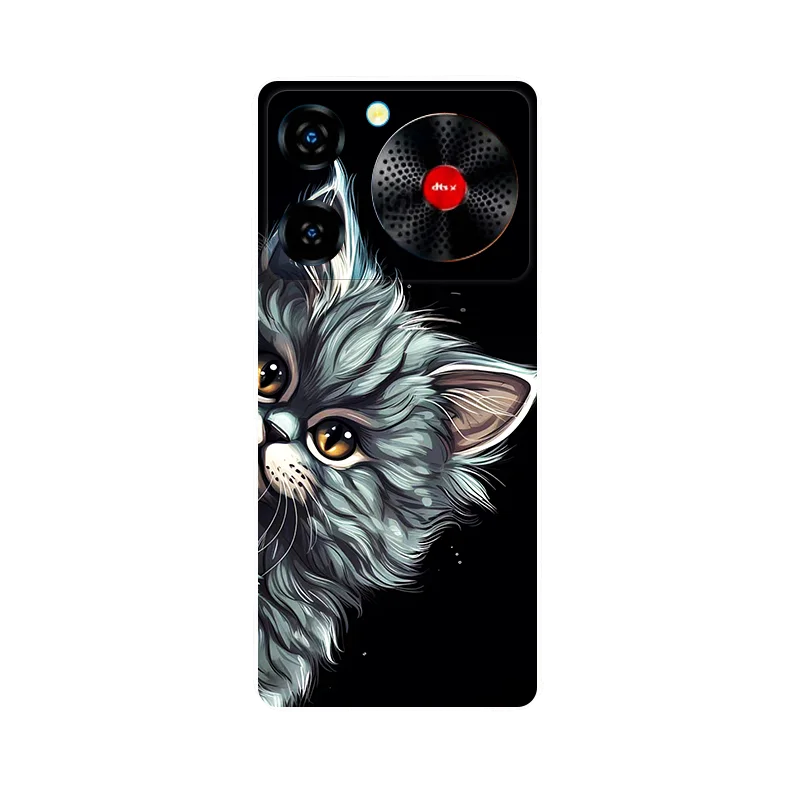 Nubia Music Case - Funny Cute Silicone Soft Back with Shockproof Bumper