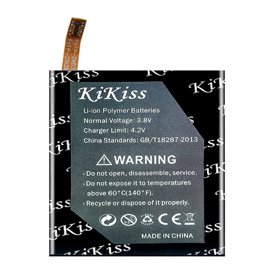 600mAh KiKiss Powerful Battery For kingwear Smart Watch KW88Pro KW88 Pro Replacement Bateria