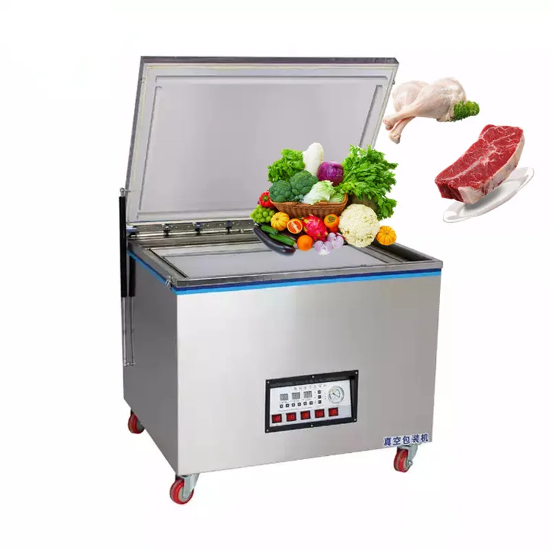 

Automatic Brick Shape Grain Bean Corn Rice Meat Fruit Vegetable Snack Vacuum Vertical Packing Machine Beef Seafood Sealer