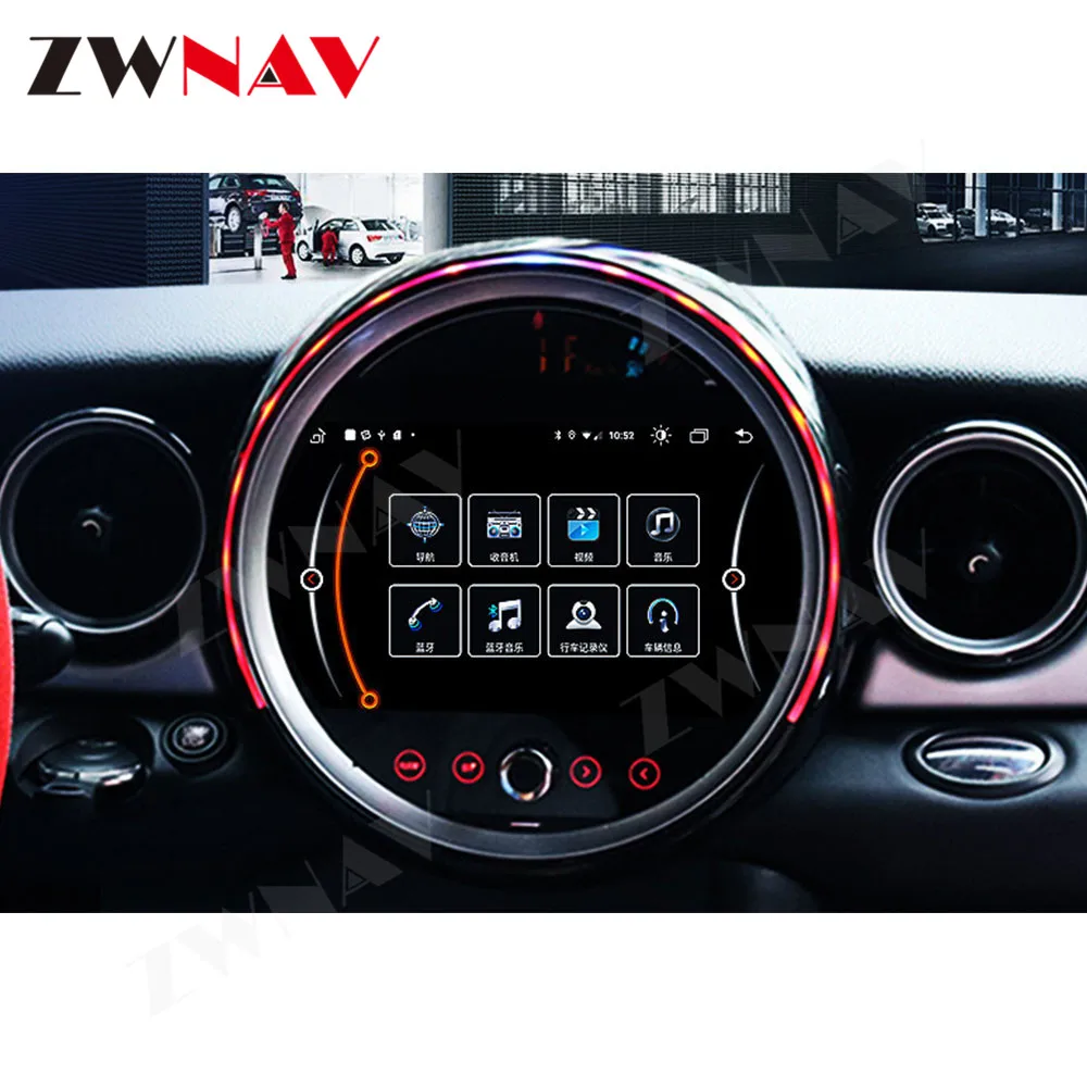 Schermo Per Bmw Mini R56 R55 2007-2016Android Automotive Car Radio Stereo Con Bluetooth Dsp Carplay Ips Head Unit Navigazione Gps