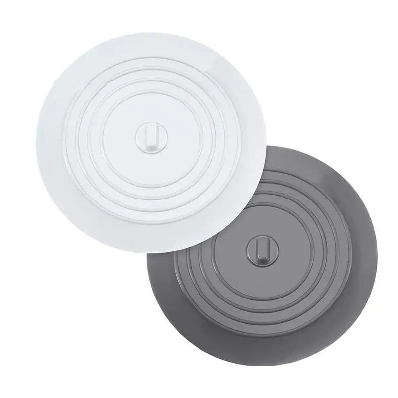 Tub Stopper Large Silicone Drain Plug Bathtub Drain Stopper Bathroom Hair Flat Suction Cover for Kitchen Bathroom Bathtub Stopper