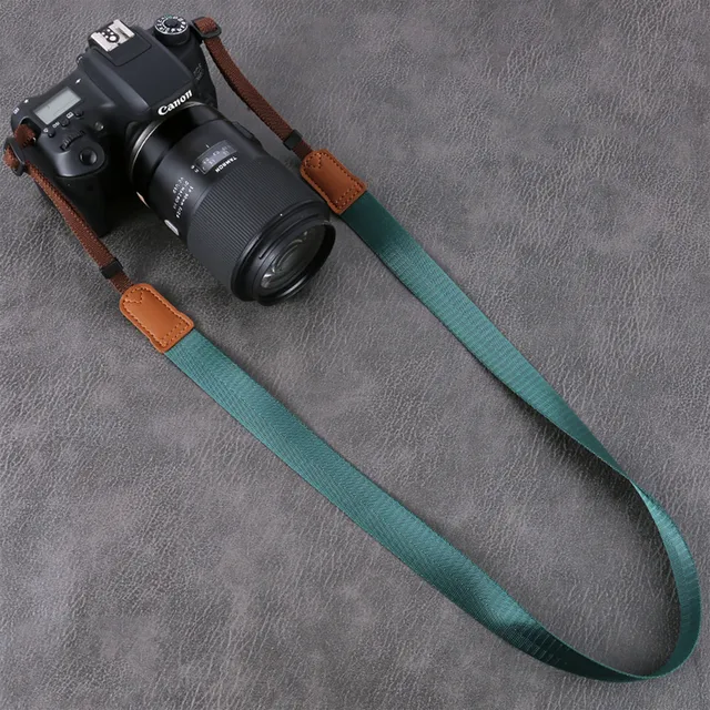sangle appareil photo de cou en nylon pour appareil photo reflex numérique Gopro Nikon
