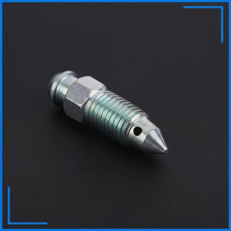 6Pcs 길이 31.5mm M10X1 브레이크 휠 실린더 나사용 블리드 스크류 M10 X 1.0 길이 31.5mm 자동차 부품 액세서리
