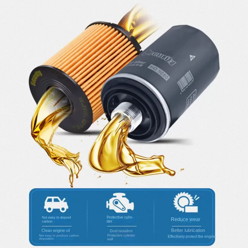 Oil Filters 5pcs For Faw Besturn T99 X80 T90 T77 T55 T33 M9 B90 B70