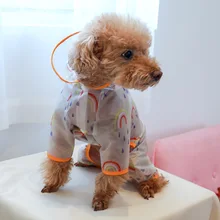 

Dog Raincoat Jumpsuit Pet Rainwear Waterproof Dog Clothing Outfit Garment Transparent Dog Costume Pants Bichon Poodle Clothes