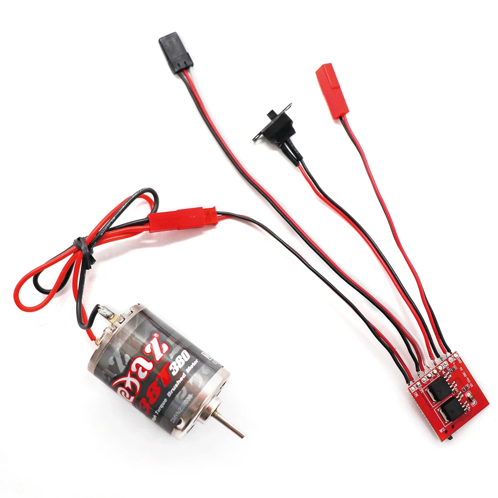 Mini Brushed Electric Speed Controller Multi-Color Brushed ESC Motor Brushed Motor Replacement Speed Controller for RC Car Model