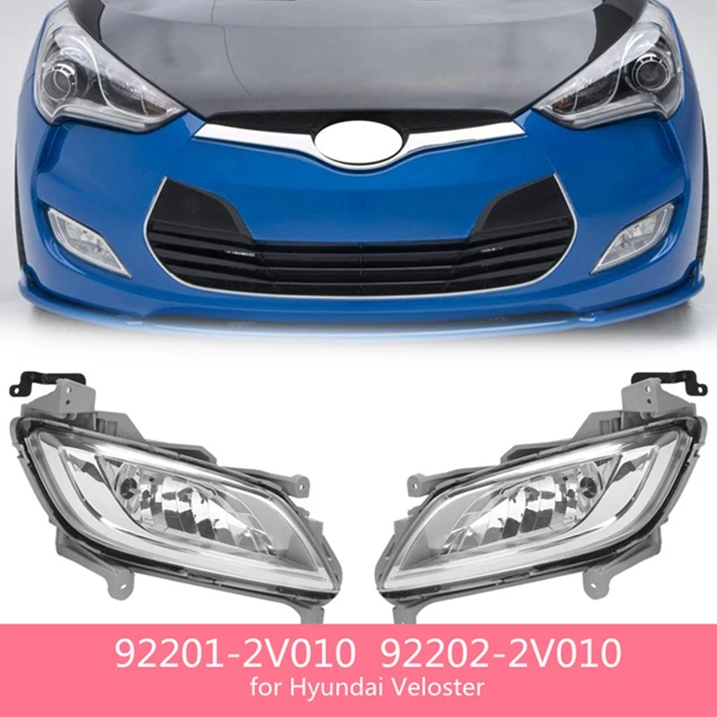 

Левый передний бампер, противотуманные дневные ходовые огни для Hyundai Veloster 2011-2017 922012V010 922022V010
