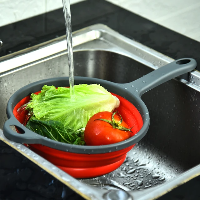 SILICONE COLLAPSIBLE DISHPAN/BASKET